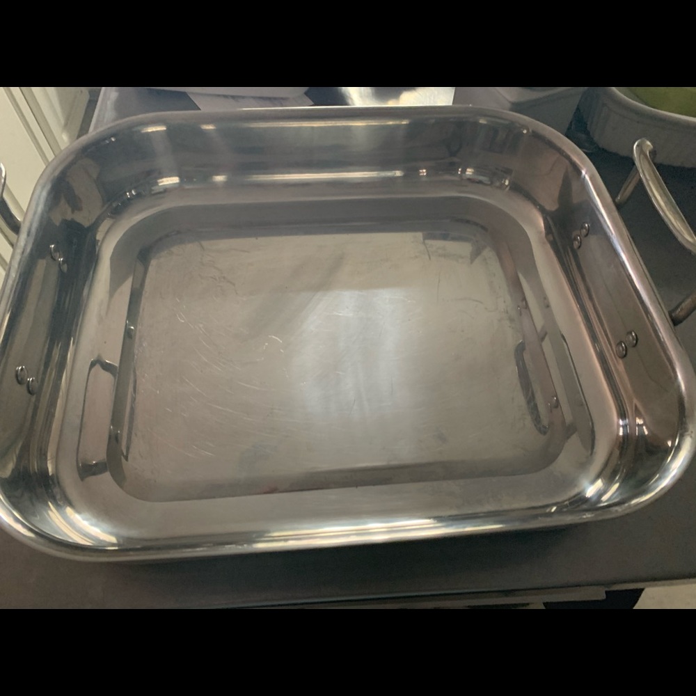 Calphalon Tri-ply Stainless Roaster/Rack 13” x16”